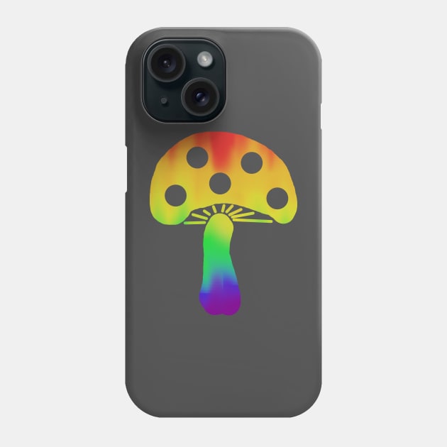 Rainbow Mushroom Phone Case by LochNestFarm