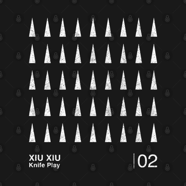 Xiu Xiu / Minimalist Graphic Artwork Fan Design by saudade