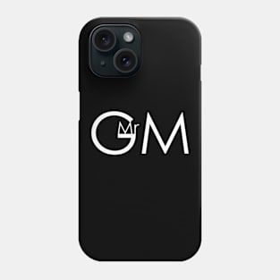 MrGM Simple Text Only Phone Case