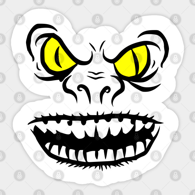Troll Face With Yellow Eyes Troll Sticker Teepublic