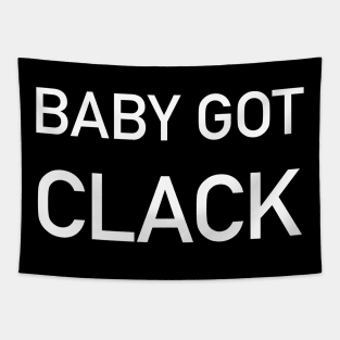 Baby Got Clack Tapestry
