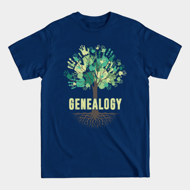 Discover Genealogy Tree Hand Family Tree Historian Gift - Family - T-Shirt