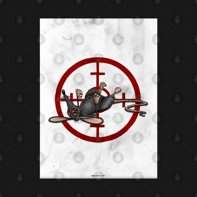 NIGHT RATS STUDIO TARGET PRINT WHITE by NIGHT RATS STUDIOS