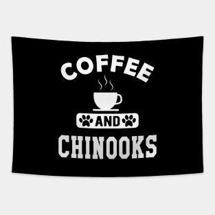 Chinook dog - Coffee and chinooks Tapestry