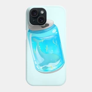 Whale in Can Phone Case