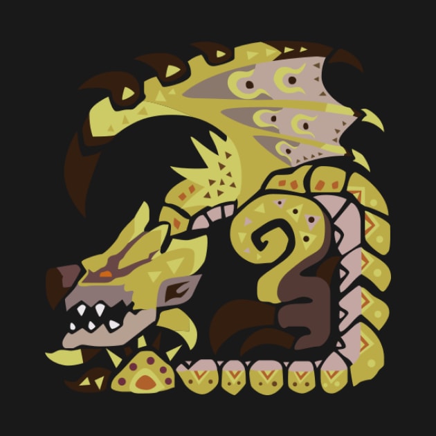 Gold Rathian by BlacIyc