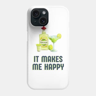 Tequila margarita cocktail funny cocktail quote Phone Case