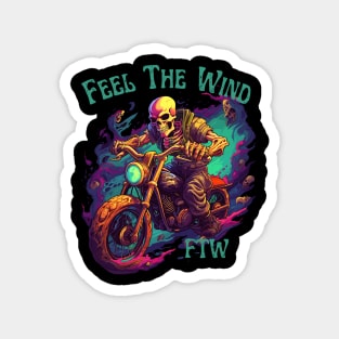 Awesome Skeleton Motorcycle #2 Magnet