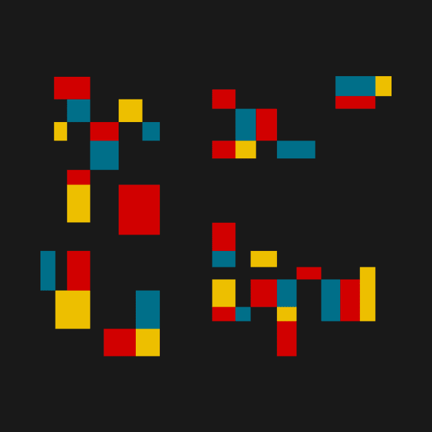 Minimal Primary #1 (Mondrian Inspired) by n23tees