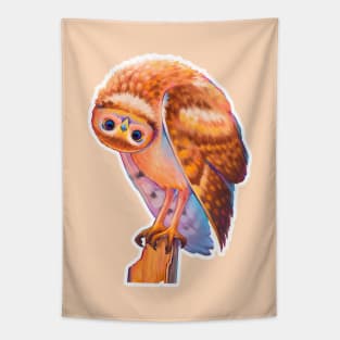 Cute Cartoon Owl Tapestry