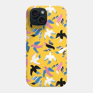 Tropical Birds Large Phone Case