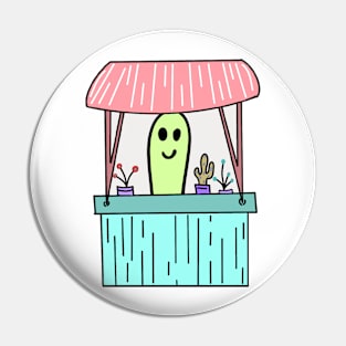 Ghost Florist Pin