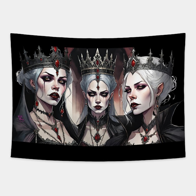 Iced Queens Tapestry by Viper Unconvetional Concept