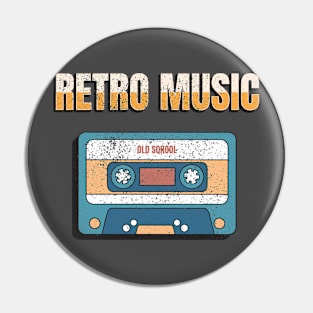 Retro Music Pin