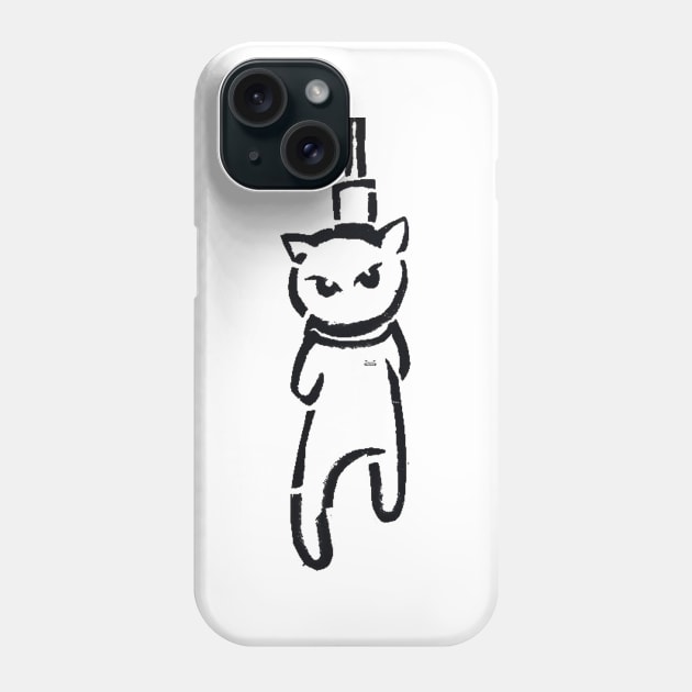 Cat on the gallows / Swiss Artwork Photography Phone Case by RaphaelWolf