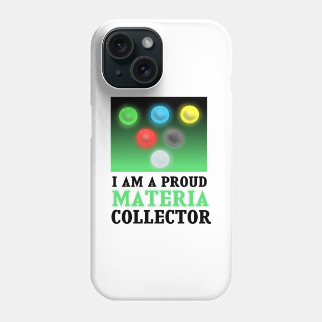 Proud Materia Collector Awesome Final Fantasy 7 Phone Case by Kidrock96