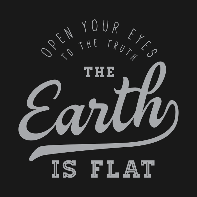 Flat Earth Retro by VeesTees