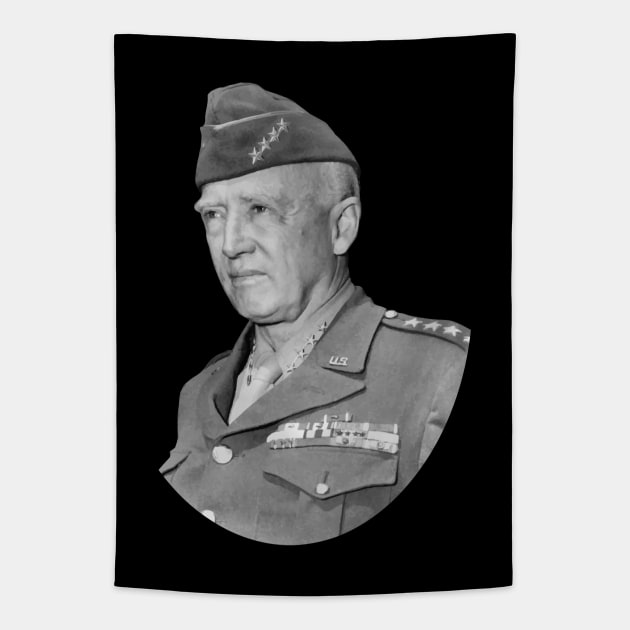 General Patton Tapestry by warishellstore