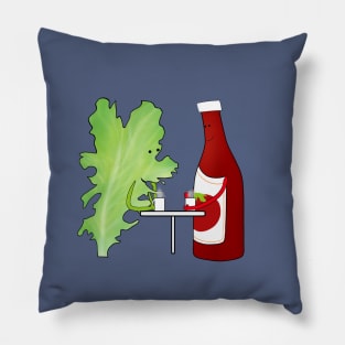 Lettuce ketchup Pillow