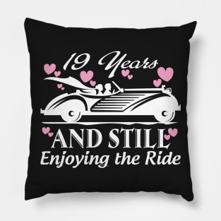 Anniversary Gift 19 years Wedding Marriage Pillow