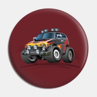 Cartoon jeep Pin