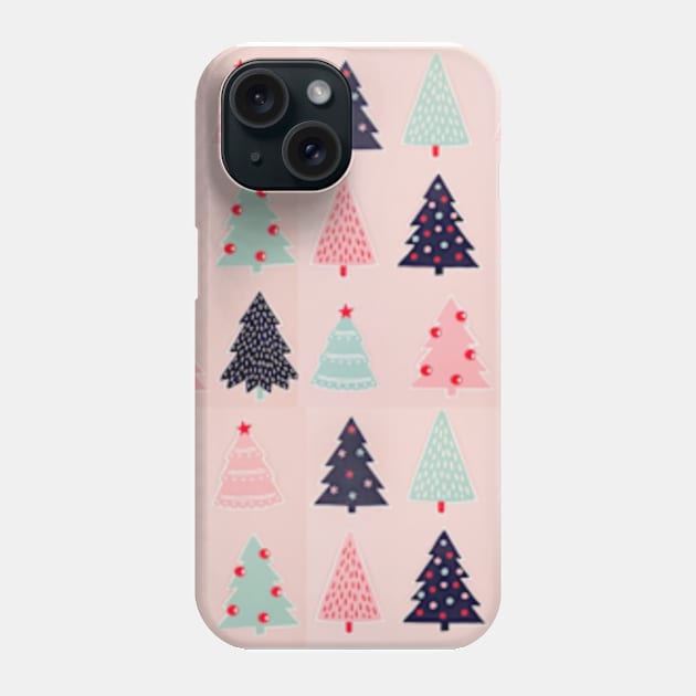 Christmas tree pattern Phone Case by Dog and cat lover