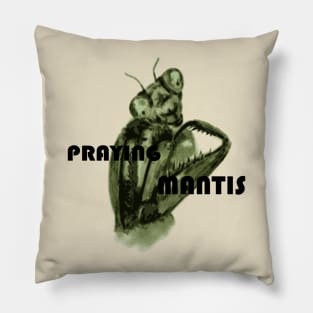 Cute praying mantis Pillow