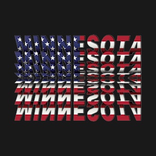 Minnesota Flip Text effect T-Shirt