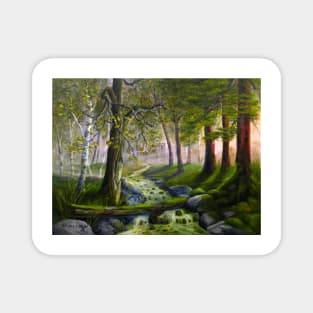 Daybreak in the Forest Magnet