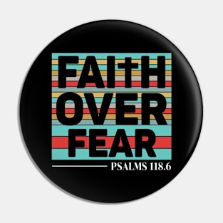 Faith over fear, quote Pin