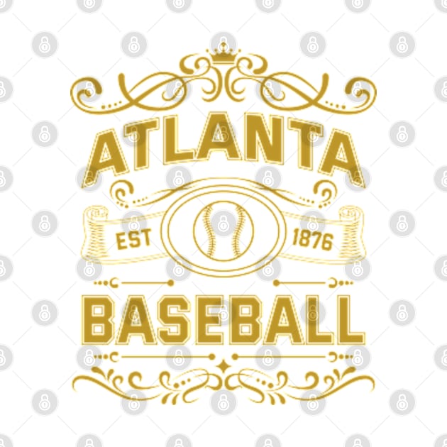 Vintage Atlanta Baseball by carlesclan