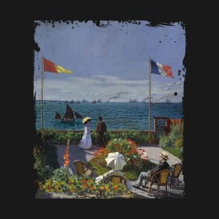 Monet Garden at Sainte-Adresse T-Shirt