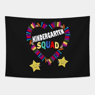 Kindergarten Squad Cute Book Lover School Teacher Tapestry