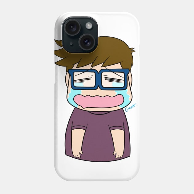 Corza having a cry Phone Case by corzamoon