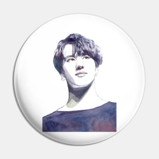 Kim Yugyeom GOT7 KPOP Watercolour Design Pin