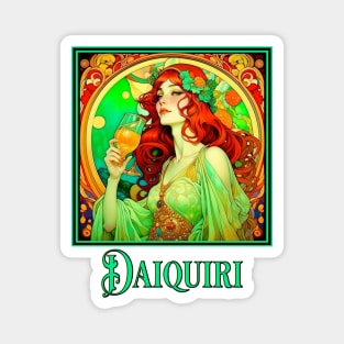Art Nouveau Daiquiri Magnet