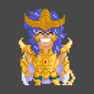 Retro Pixel Saint Seiya, Scorpio T-Shirt