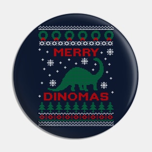 Merry Dinomas Pin