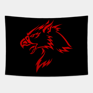 Red Gryphon Tapestry