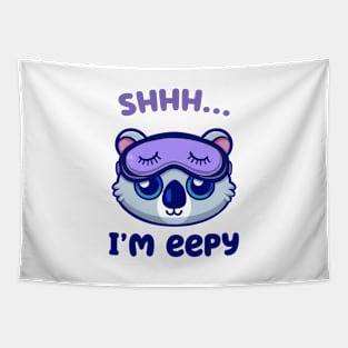 Sleepy Koala: Embracing the 'I'm Eepy' Baby Talk Trend Tapestry