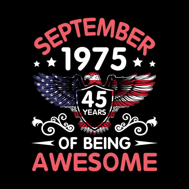USA Eagle Was Born September 1975 Birthday 45 Years Of Being Awesome by Cowan79