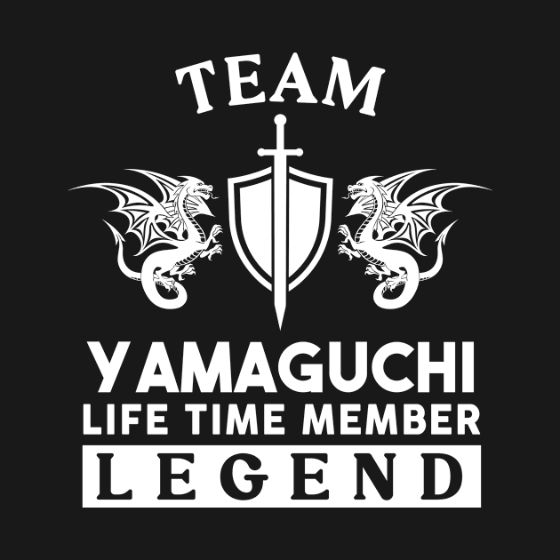 Yamaguchi Name T Shirt - Yamaguchi Life Time Member Legend Gift Item Tee by unendurableslemp118