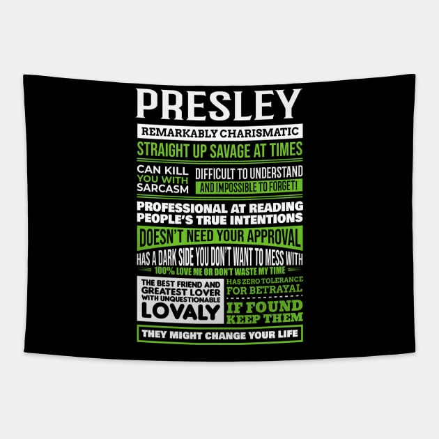 Presley Tapestry by Ban Guns Not Books- Typography fullcolor