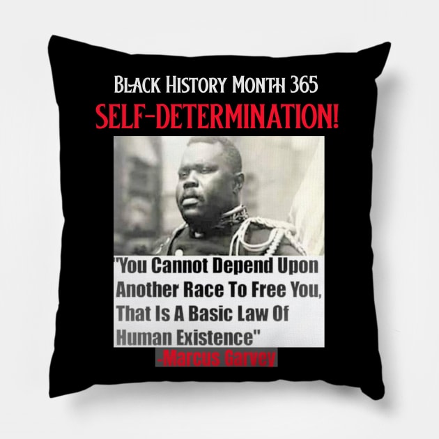 Marcus Garvey Pillow by Black Expressions