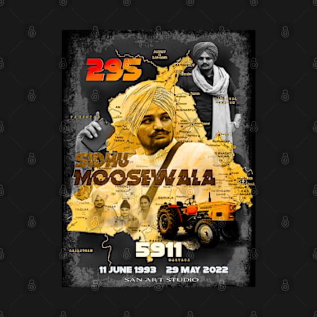 Sidhu Moosewala by SAN ART STUDIO 