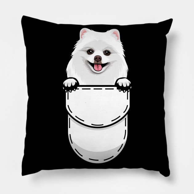 Pomeranian Pocket Dog Pillow by Pet My Dog