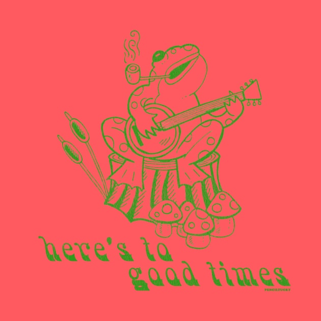 Good Timin' Frog by Penciltucky