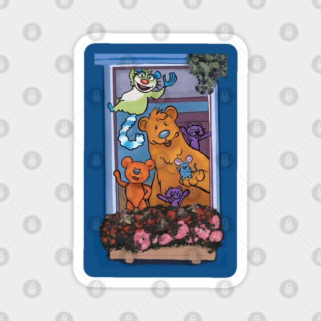 Bear in the Big Blue House Magnet by AmyNewBlue