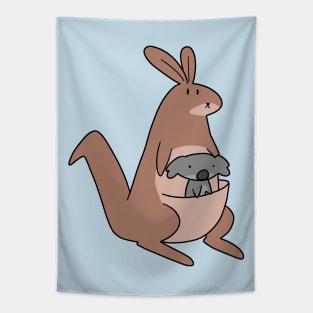 Kangaroo and Koala Tapestry