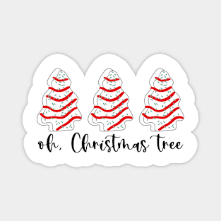 Oh Christmas Tree Cakes Magnet